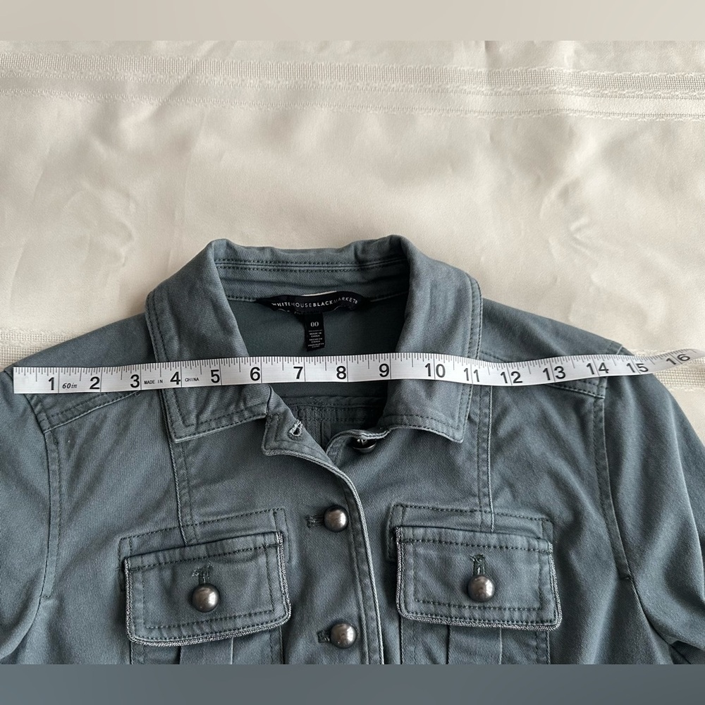 White House Black Market Slate Utility Jacket - Picture 8 of 16